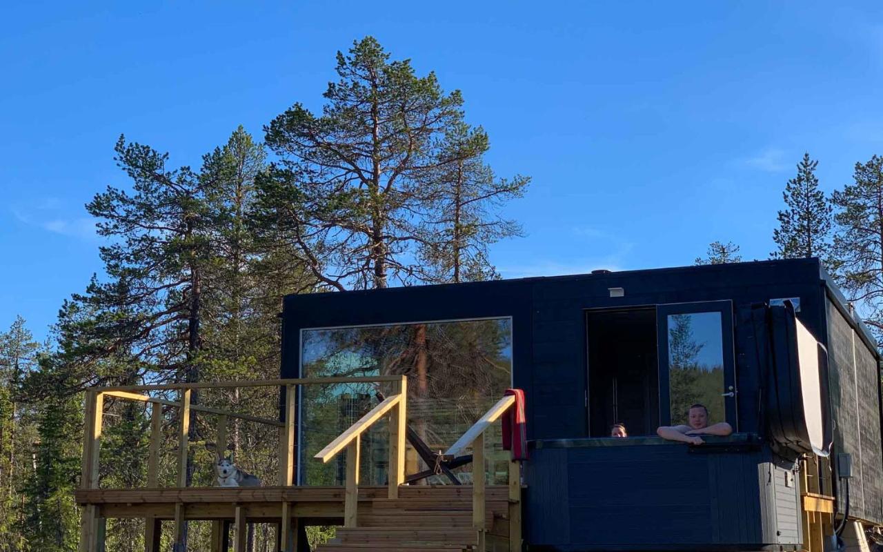 Arctic Skylight Lodge Akaslompolo Exterior photo